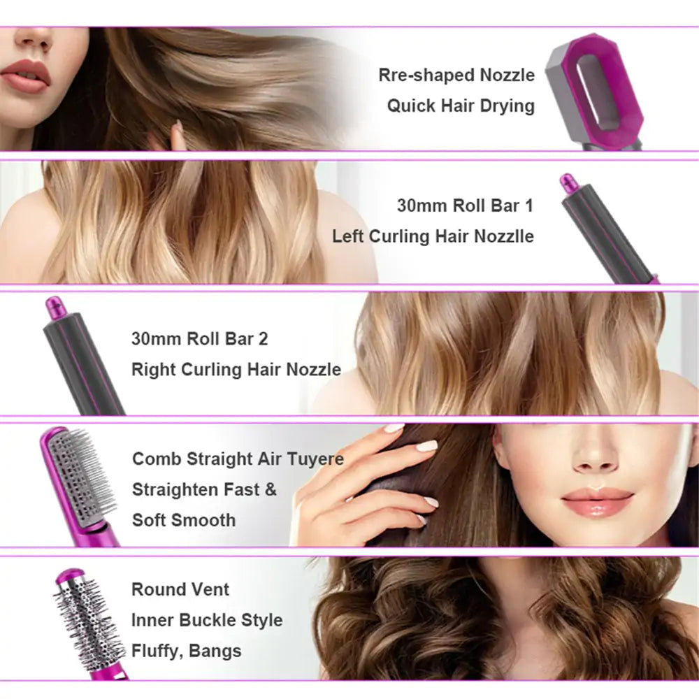 5-in-1 Curling Comb and Straightener