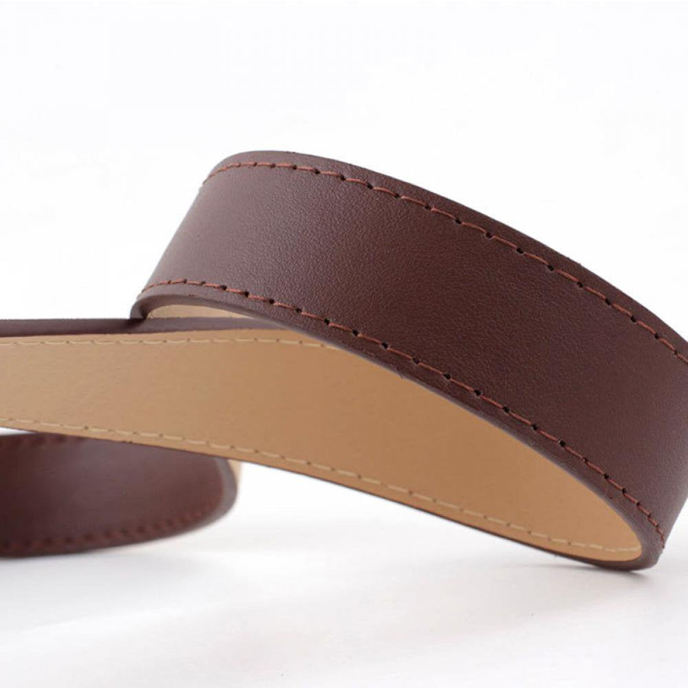 Women Leather Belts Ladies Vintage Western Design Coffee Waist Belt for Pants Jeans Dresses